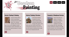Desktop Screenshot of goodsonpainting.com