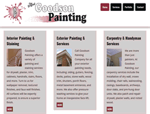 Tablet Screenshot of goodsonpainting.com